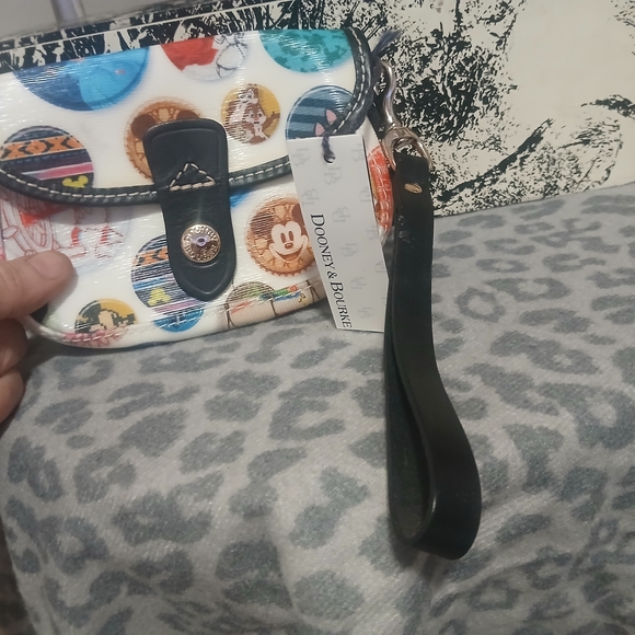 Disney Women's Bag - White and Black with Multicolor Accents - Picture 3 of 3